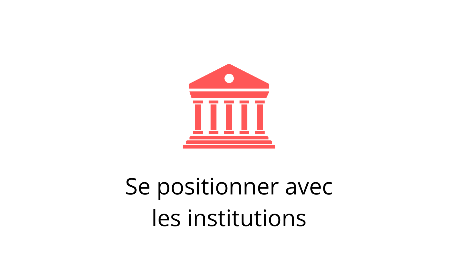 Icône représentant un bâtiment institutionnel de style grec/romain, symbolisant les grandes institutions financières, banques centrales ou hedge funds dans le contexte du trading.