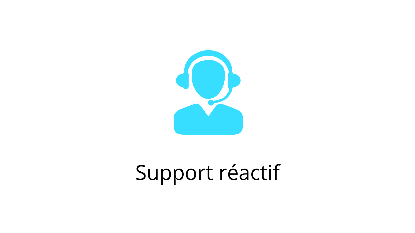 Icône rose représentant une personne avec un casque et un micro, symbolisant un service client ou un support technique.